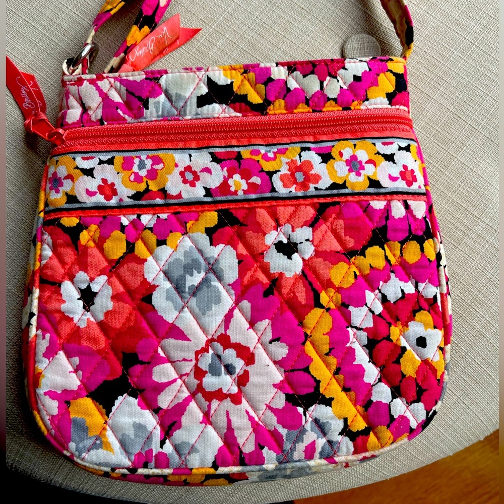 Vera Bradley Petite Double Zip in Pixie Petals